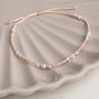Sterling Silver Detailed Pearl Friendship Bracelet, thumbnail 5 of 9
