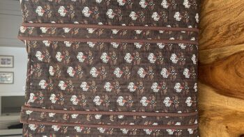 Tote Bag, Beach Bag, Block Print Indian Handbag, Multicolour, 8 of 13