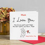 I Love You Pooh Mother's Day Card, thumbnail 1 of 2