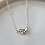 Sterling Silver Love Knot Necklace, thumbnail 1 of 3
