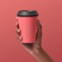 Personalised Premium Reusable Cup 8oz Coral, thumbnail 1 of 6