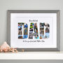 Personalised Photos Inside Dad Word Art, thumbnail 5 of 10