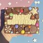 Medium Happy Birthday Belgian Chocolate Slab, thumbnail 2 of 3