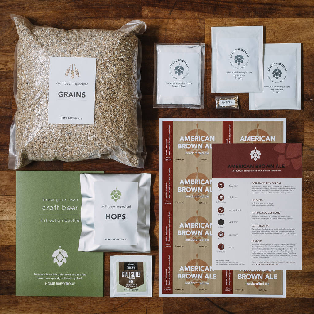 craft beer brewing starter kit by home brewtique
