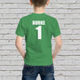 Personalised Ireland Football Supporters Kids Tees, thumbnail 2 of 2