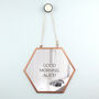 Personalised Hexagon Copper Mirror, thumbnail 3 of 5