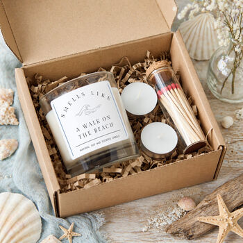 Coastal Scented Candle Smells Like A Walk On The Beach, 3 of 3