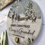 Nanny And Grandad Personalised Christmas Decoration, thumbnail 2 of 3