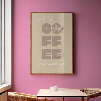 Coffee Types Print, 3 of 7