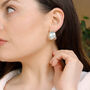 Sterling Silver Bubble Hoop Earrings, thumbnail 1 of 3