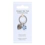 Forget Me Not Enamel Flower Keyring, thumbnail 5 of 5