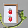 Six Cards With Vegetable Illustrations, thumbnail 7 of 8