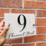 Modern Contemporary House Sign, thumbnail 1 of 3