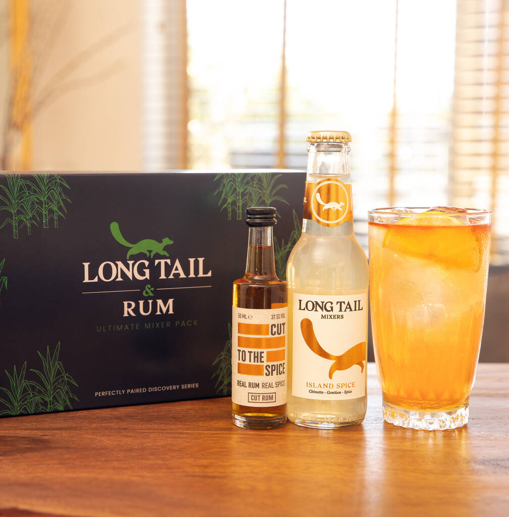 Rum And Mixer Ultimate Gift Box By Long Tail Mixers
