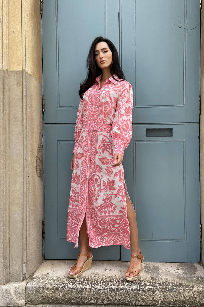 Pink 2025 patterned dress