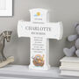 Personalised Noahs Ark Wooden Cross Ornament Christening Gift, thumbnail 1 of 6