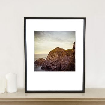 Sunset Rocks, Hemmick Beach Photographic Art Print, 2 of 4
