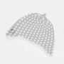 Personalised Luxury Merino Wool Spotty Hat, thumbnail 3 of 4