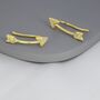 Arrow Cz Crawler Earrings In Sterling Silver, thumbnail 4 of 12