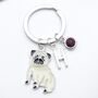 Pug Personalised Keyring Dog Owner Gift, thumbnail 1 of 11