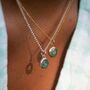 Turquoise Eye Resin Capture Necklace, thumbnail 1 of 10
