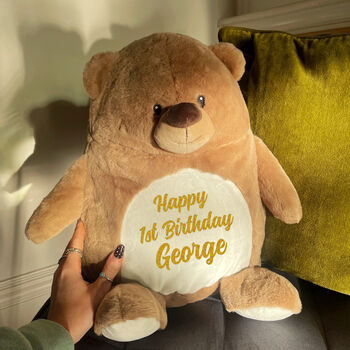 Extra Large Personalised Brown Bear, 2 of 4