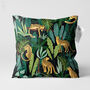 Tropical Rectangle Soft Cushion With Leopard Themed, thumbnail 5 of 12