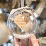 Personalised Bump's 1st Christmas Bauble, thumbnail 1 of 7