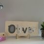 Handmade Children's Personalised Wooden Puzzle, thumbnail 2 of 4