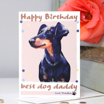 Personalised 'Nellie' Dog Birthday Card, 3 of 9