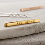 Personalised Silver Tie Clip, thumbnail 3 of 8