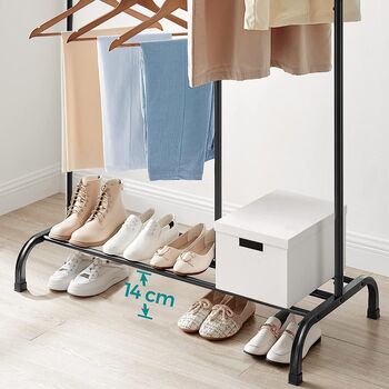 Clothes Rail Clothes Rack With Adjustable Hanging Rail, 4 of 8