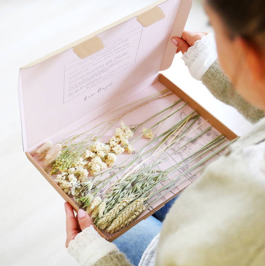 Wildflower Natural Cut Dried Flowers Letterbox Gift, 1 of 9