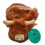 Personalised Longhorn Highland Cow Slipper Booties, thumbnail 5 of 10