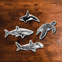 Ocean Animal Sticker Pack, thumbnail 1 of 7