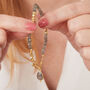 Labradorite And Gold Plated Silver Beaded Bracelet, thumbnail 11 of 12