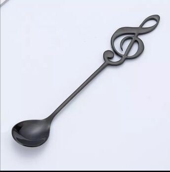 Stainless Steel Musical Note Coffee Spoon, 6 of 6