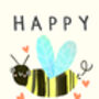 Happy Bee Day Birthday Card, thumbnail 2 of 3