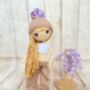 Posable Handmade Crochet Doll For Kids And Adults, thumbnail 2 of 12