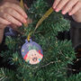 Rainbow Dog Christmas Tree Bauble, thumbnail 2 of 12