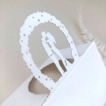 Wedding Arch Laser Cut Wedding Place Card, 6 of 6