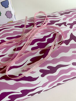 Seaweed Pink Wrapping Paper, 3 of 3