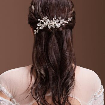 Marquise Crystal And Pearl Hair Comb, 4 of 4