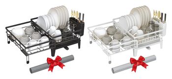 Dish Drainer Rack Extendable Spout Drying Rack, 8 of 8