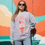 Mrs Whippy Women's Ice Cream Graphic Sweatshirt, thumbnail 3 of 4