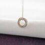 60th Gold And Silver Necklace, thumbnail 1 of 12