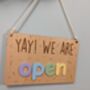 We Are Open / Closed Two Side Shop Sign Door 3D Acrylic, thumbnail 4 of 12