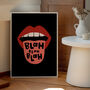 'Blah Blah Blah' Art Print A1, A2, A3, A4, A5, A6, thumbnail 3 of 3