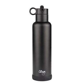 Citron Personalised Insulated Water Bottle + Two Lids, 7 of 9