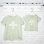 Lightning Bolt Brother And Sister Sibling T Shirt Set, thumbnail 5 of 5